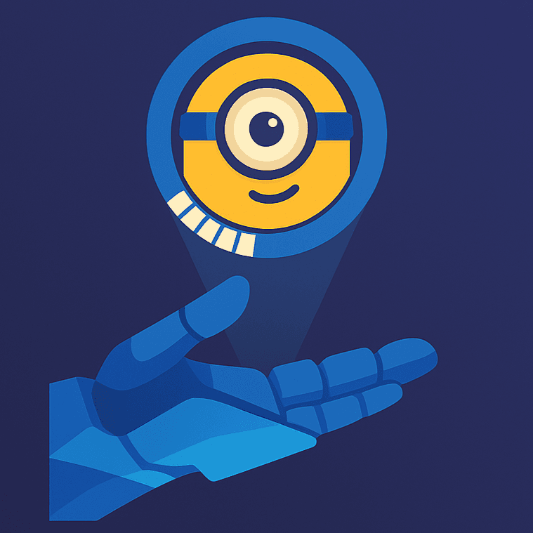 Developer using futuristic dashboard